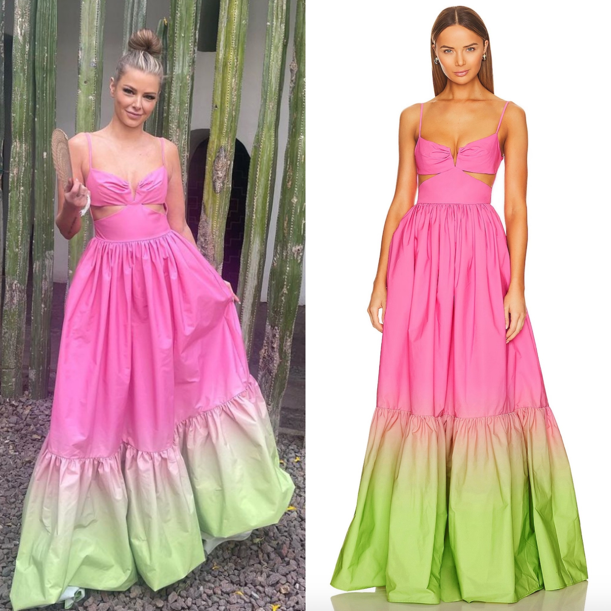 slim fit dress slacks Byron Bay Ombre Cutout Maxi Dress L
