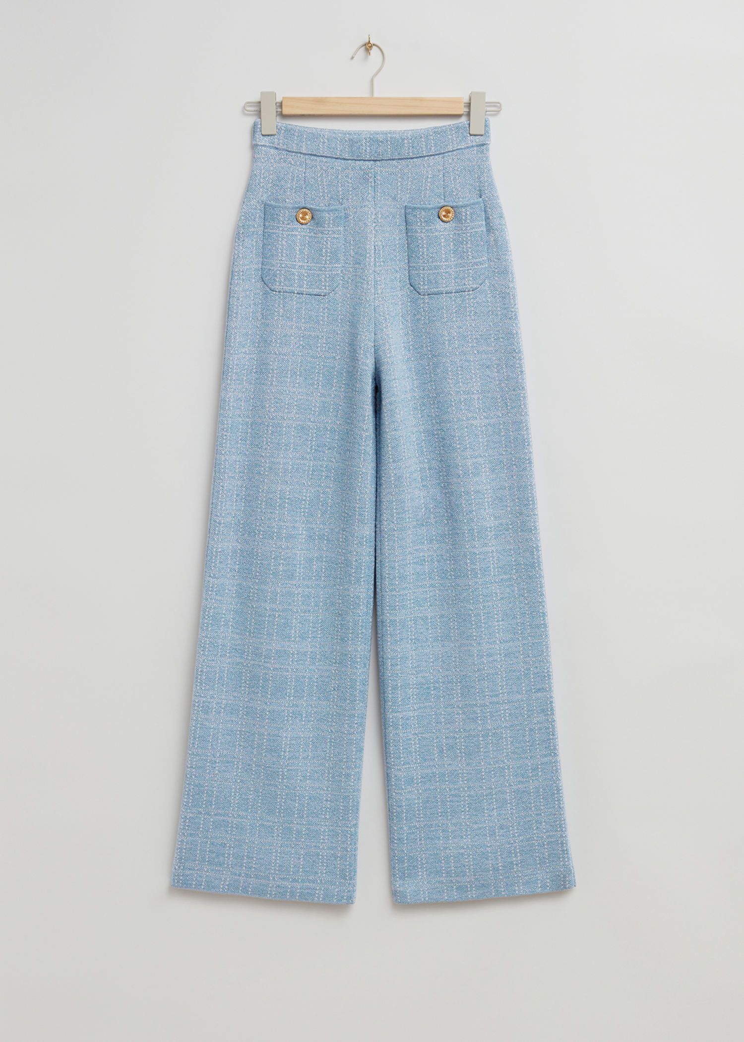 Tweed Knit Patch Pocket Trousers | & Other Stories US