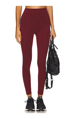 Beyond Yoga Powerbeyond Strive Midi Legging in California Merlot from Revolve.com | Revolve Clothing (Global)