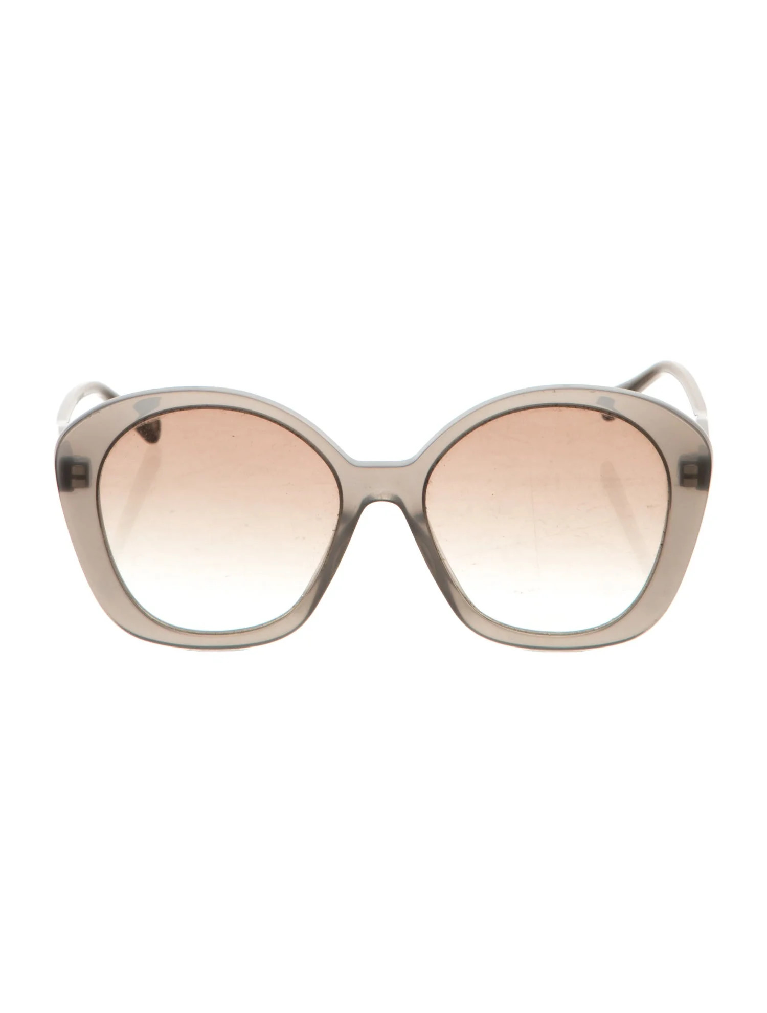 Chloé Oversize Gradient Sunglasses - Grey Sunglasses, Accessories - CHL376361 | The RealReal | The RealReal
