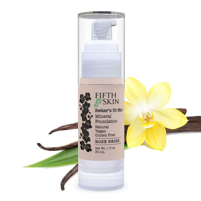 Fifth & Skin (ROSE BEIGE) Better’n Ur Skin Liquid Foundation – Natural – Organic - Gluten F... | Amazon (US)