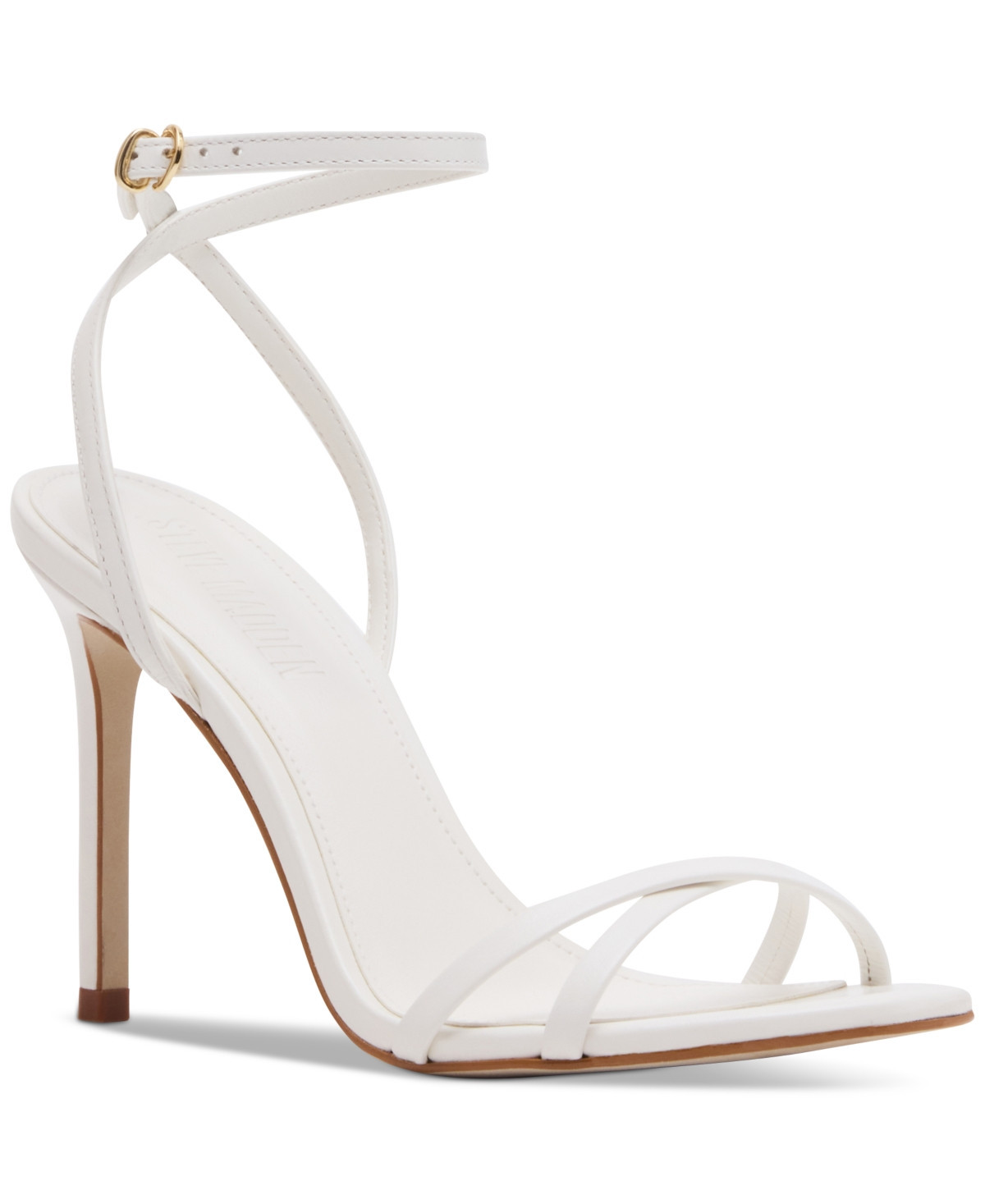 Steve Madden Women's Jypsey Strappy High-Heel Dress Sandals - White | Macy's