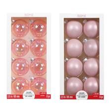Assorted 8ct. 2.5" Light Pink Glass Ball Ornaments by Ashland® | Michaels Stores
