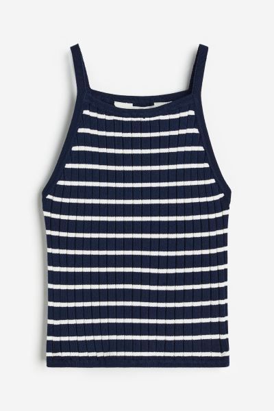 Rib-knit Tank Top | H&M (US + CA)