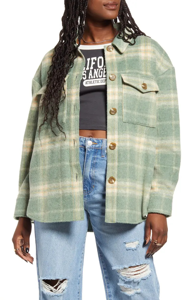 Plaid Shirt Jacket | Nordstrom