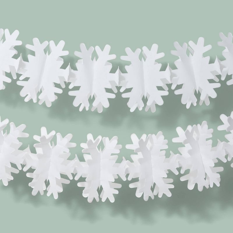 4ct Tissue Paper Snowflakes Backdrop - Spritz™ | Target