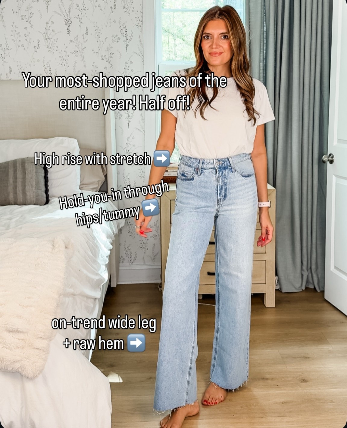 Only $24 for cyber Monday! Best selling jeans of the entire year!! Don’t miss these on sale!! In a size 2 regular length. Tts or size down in between. I’m 5’7"

#LTKOver40 #LTKSaleAlert #LTKCyberWeek