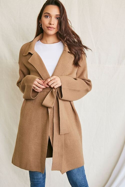 Belted Longline Cardigan Sweater | Forever 21 (US)