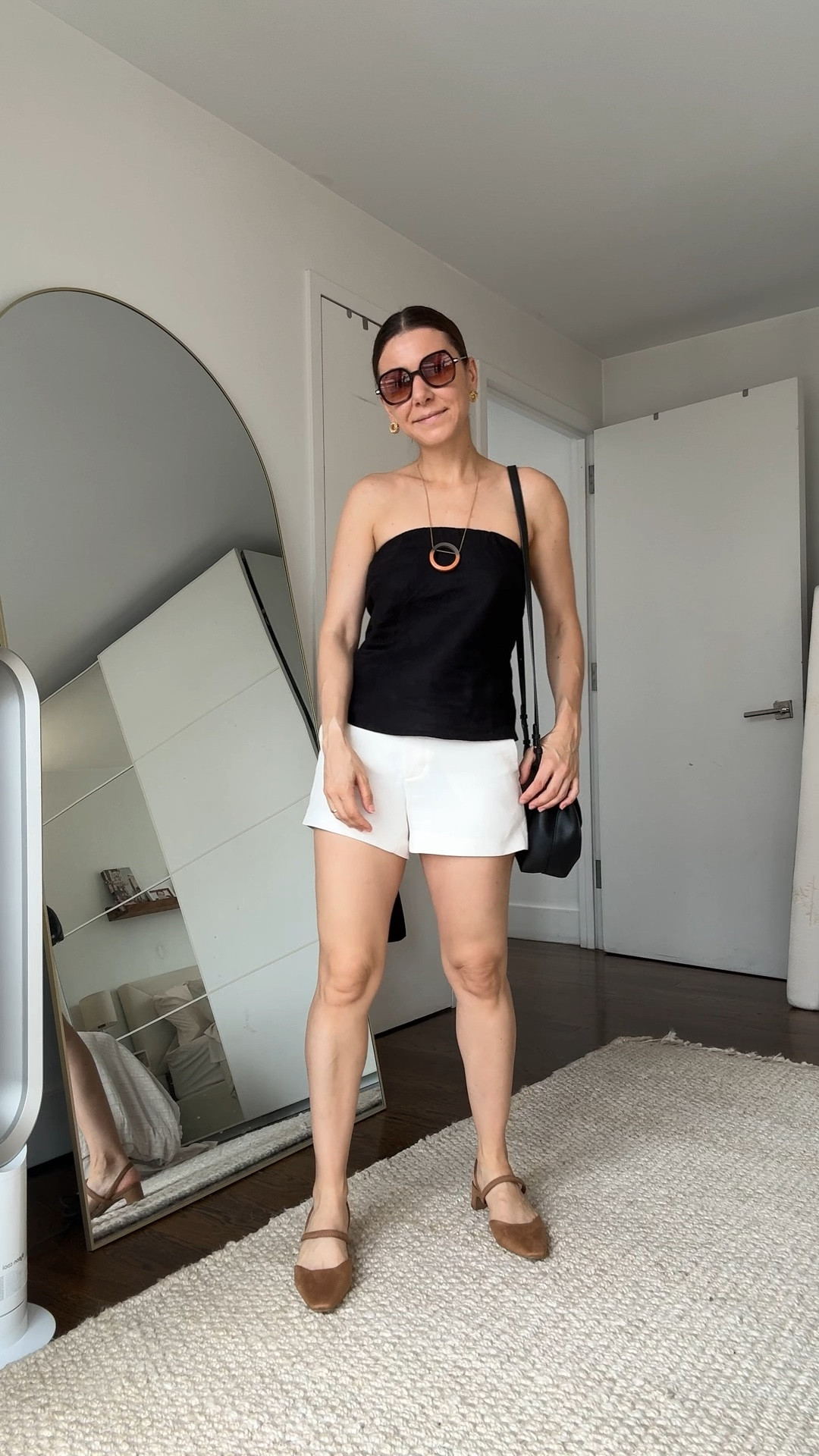 Chic effortless summer outfit with strapless line top and tailored shorts! 

#LTKPetite #LTKSeasonal