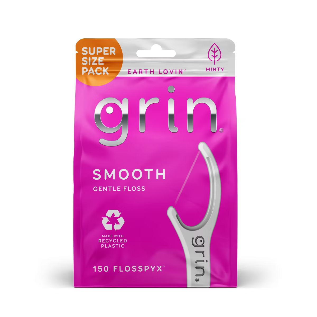 Grin Oral Care Smooth Floss Picks - 150ct | Target