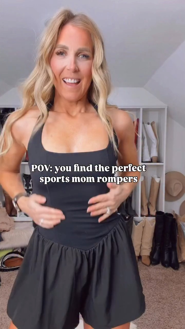 Comment OUTFITS to shop both of these super cute rompers that I’m wearing on repeat lately! So comfy, cute, built in shorts and super cute colors. 

Perfect for everyday, travel, sports mom life, Disney, and more! 

Wearing size small! 

Amazon find, Amazon haul, Amazon fashion, Amazon fashion finds, hauls, Amazon style, sports mom outfit, sports mom ootd, sports mom style, haul, easy outfit ideas, easy ootd, spring outfit, spring ootd 

#amazonfashionfinds #amazonfashion #sportsmomlife #rompers #hauls