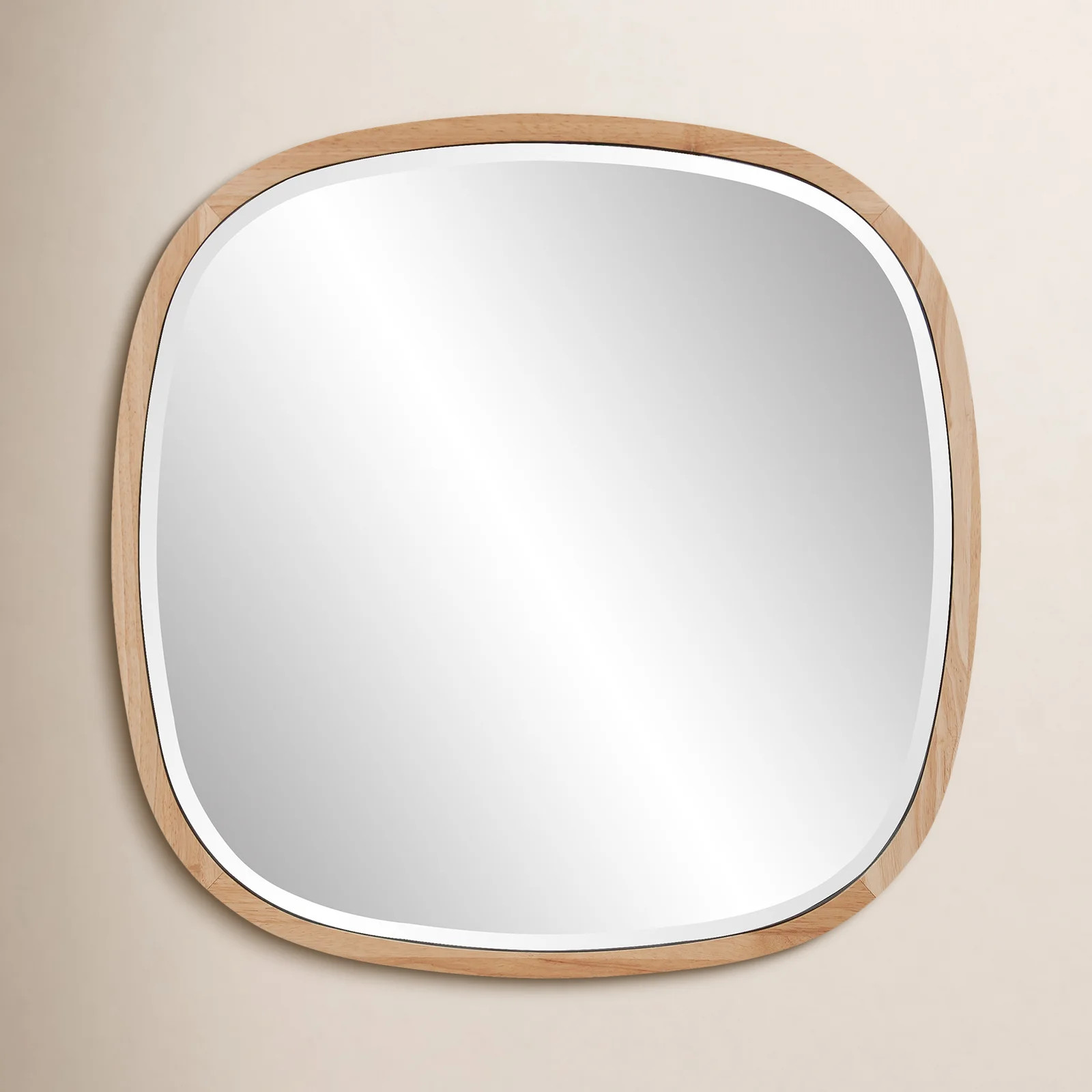 Cartwell Natural Oak Framed Accent Wall Mirror | Joss & Main