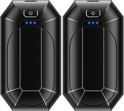 Hand Warmers Rechargeable, Dnaleao 2 Pack 4000mAh Electric Portable Pocket Heater, Heat Therapy G... | Amazon (US)
