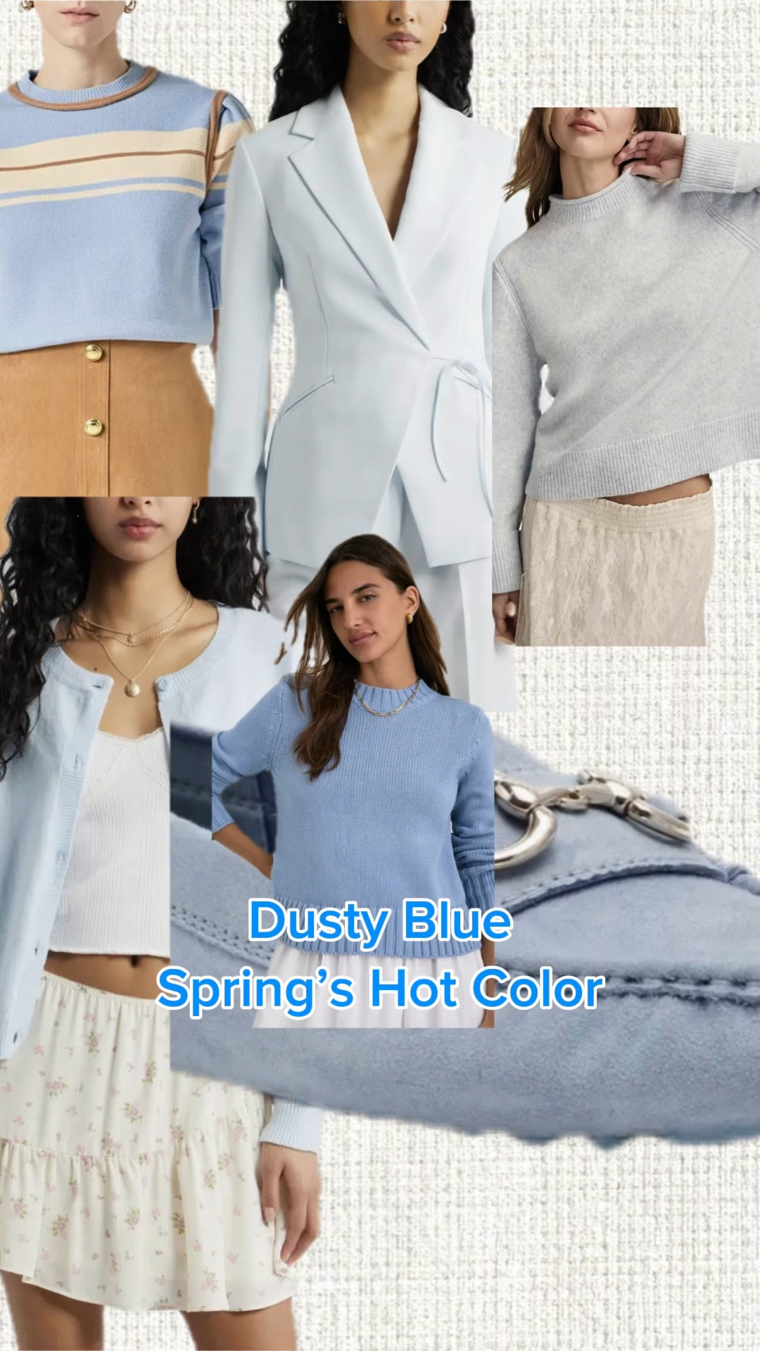 One of Spring’s hot colors is dusty blue! With these finds you can add a little or go head to toe! This color reminds me of the soft colors of a spring sky at dawn! 

#LTKTravel #LTKSeasonal #LTKOver40