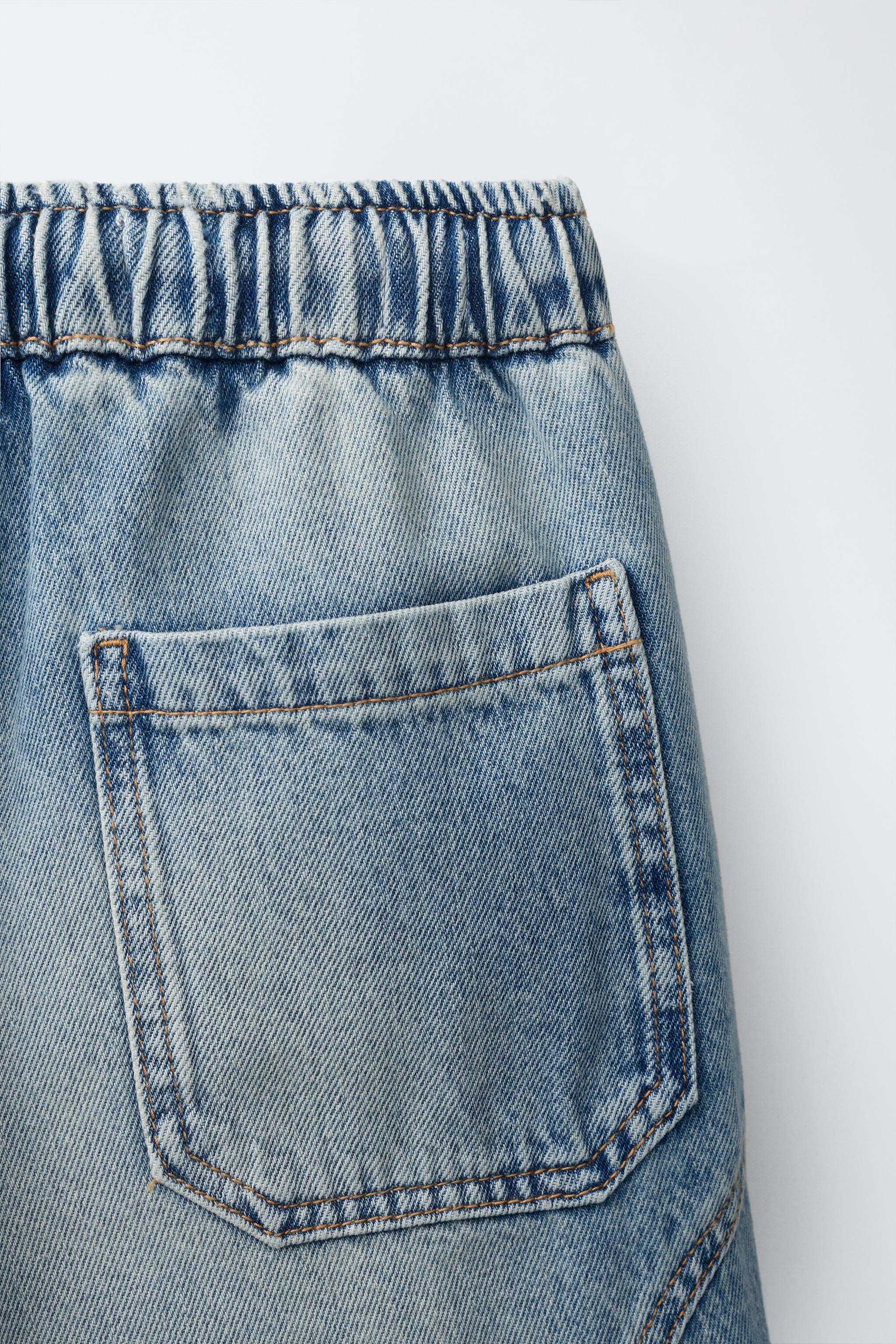 FLOWY DENIM SHORTS | Zara US