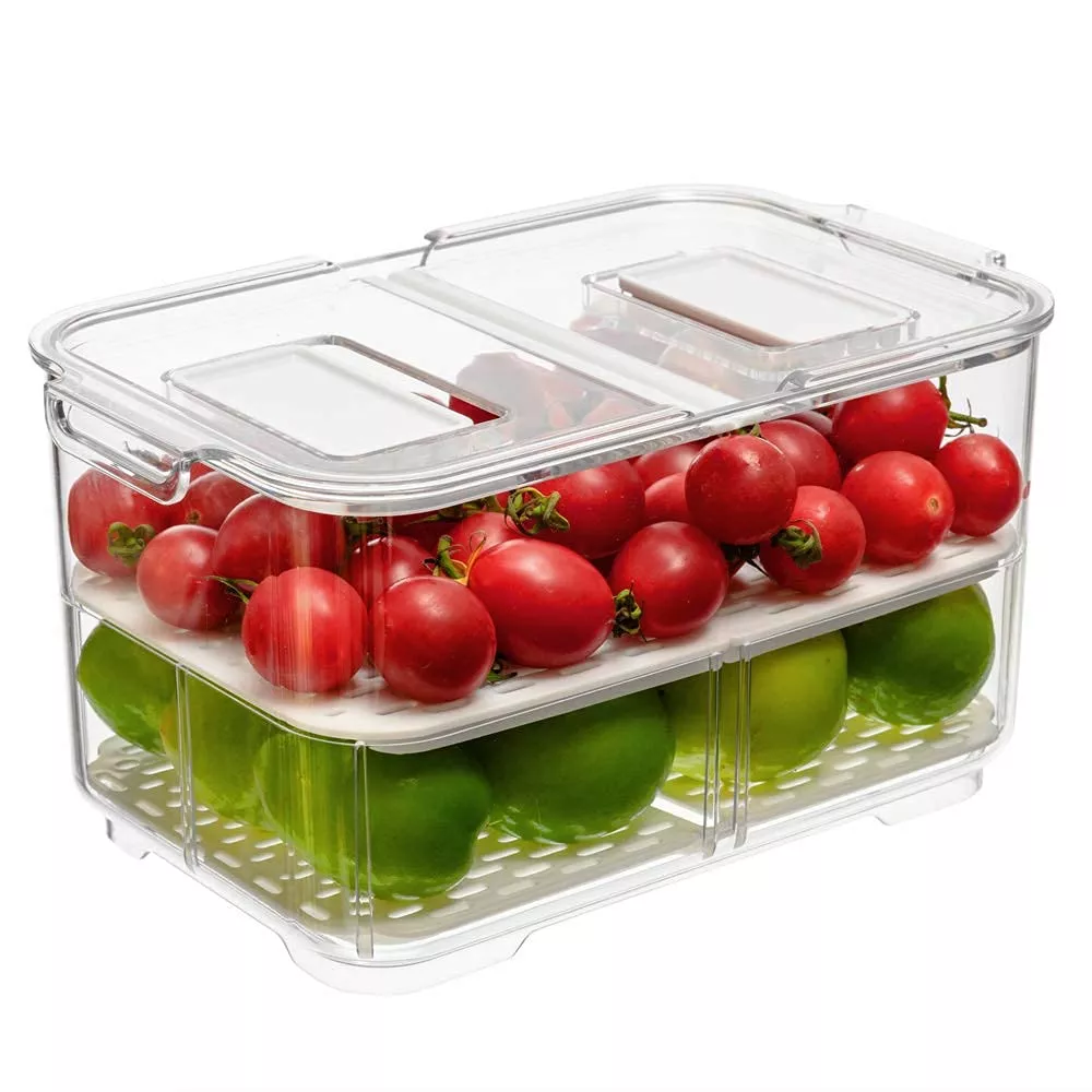  SANNO Fridge Food Storage Containers Produce Saver