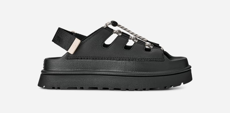 UGG® Women's GoldenGlow Toggle Sandal in Black, Size 10 | UGG (US)