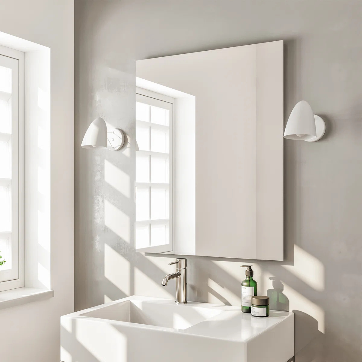 Eviva Sleek 24" x 30" Rectangular Frameless Mirror | Wayfair North America