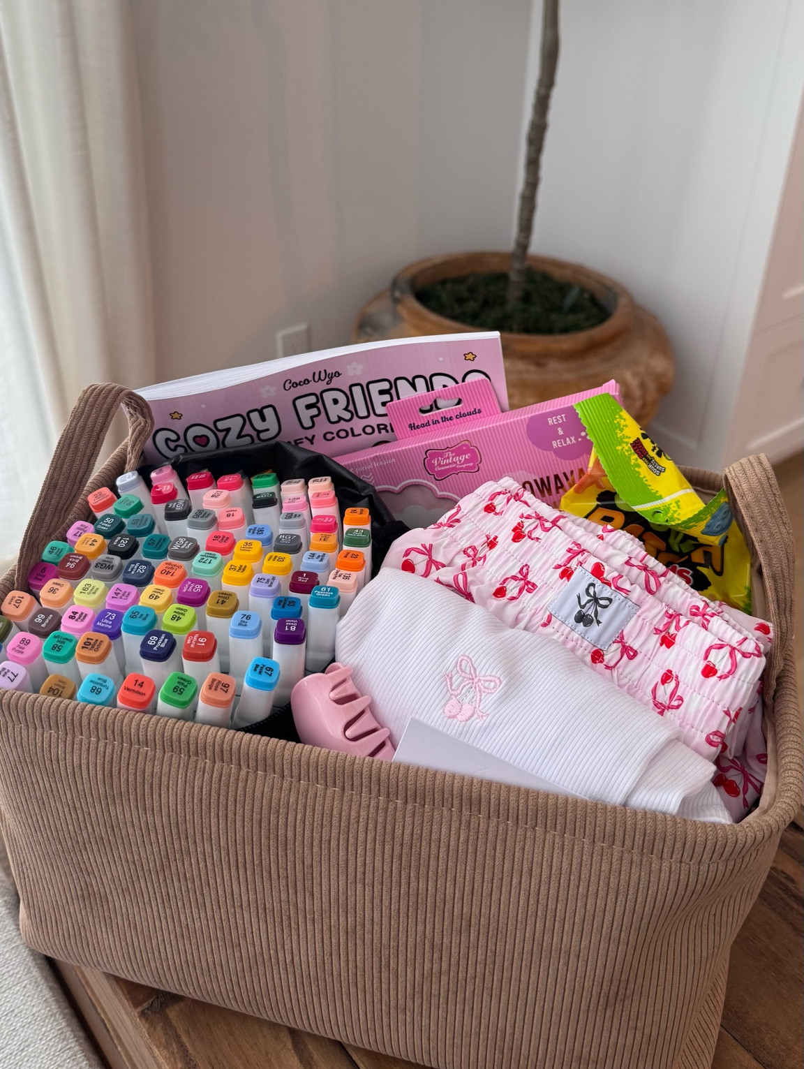 Perfect care package 🩷 PJ’s were from Winners.

#LTKgiftguide #LTKsale #LTKFashionMonth