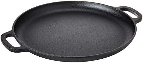 Home-Complete Cast Iron Pizza Pan-14” Skillet for Cooking, Baking, Grilling-Durable, Long Lasti... | Amazon (US)