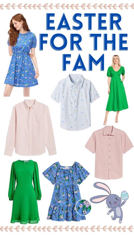 Coordinating family Easter outfits. Easter looks for the whole family from Gap, Old Navy and JCrew. 
Spring kids clothes, spring dresses.


#easteroutfits #easterclothes #springdresses 

#LTKfindsunder50 #LTKfamily #LTKkids