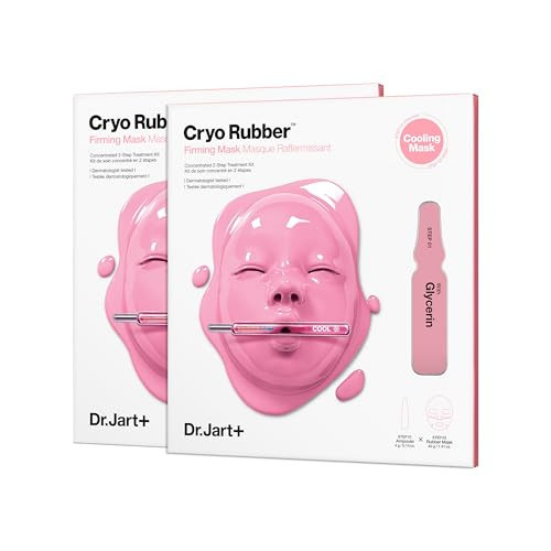 Dr.Jart+ Cryo Rubber Firming Korean Face Mask with Moisturizing Glycerin | Korean Skin Care | Travel Size, 2 Pack | Amazon (US)