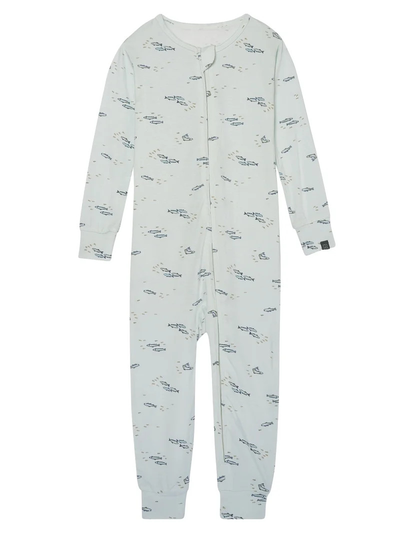 Modern Moments by Gerber Toddler Neutral Super Soft One-Piece Pajamas, Sizes 12 Months - 5T | Walmart (US)