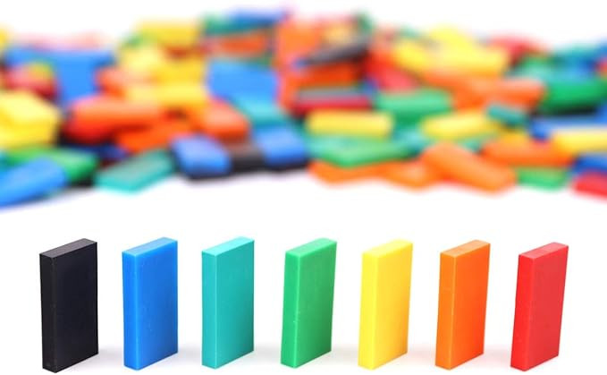 Bulk Dominoes Plastic Bulk 100pcs – Building and Stacking and Chain Reaction Toppling STEAM Toy... | Amazon (US)