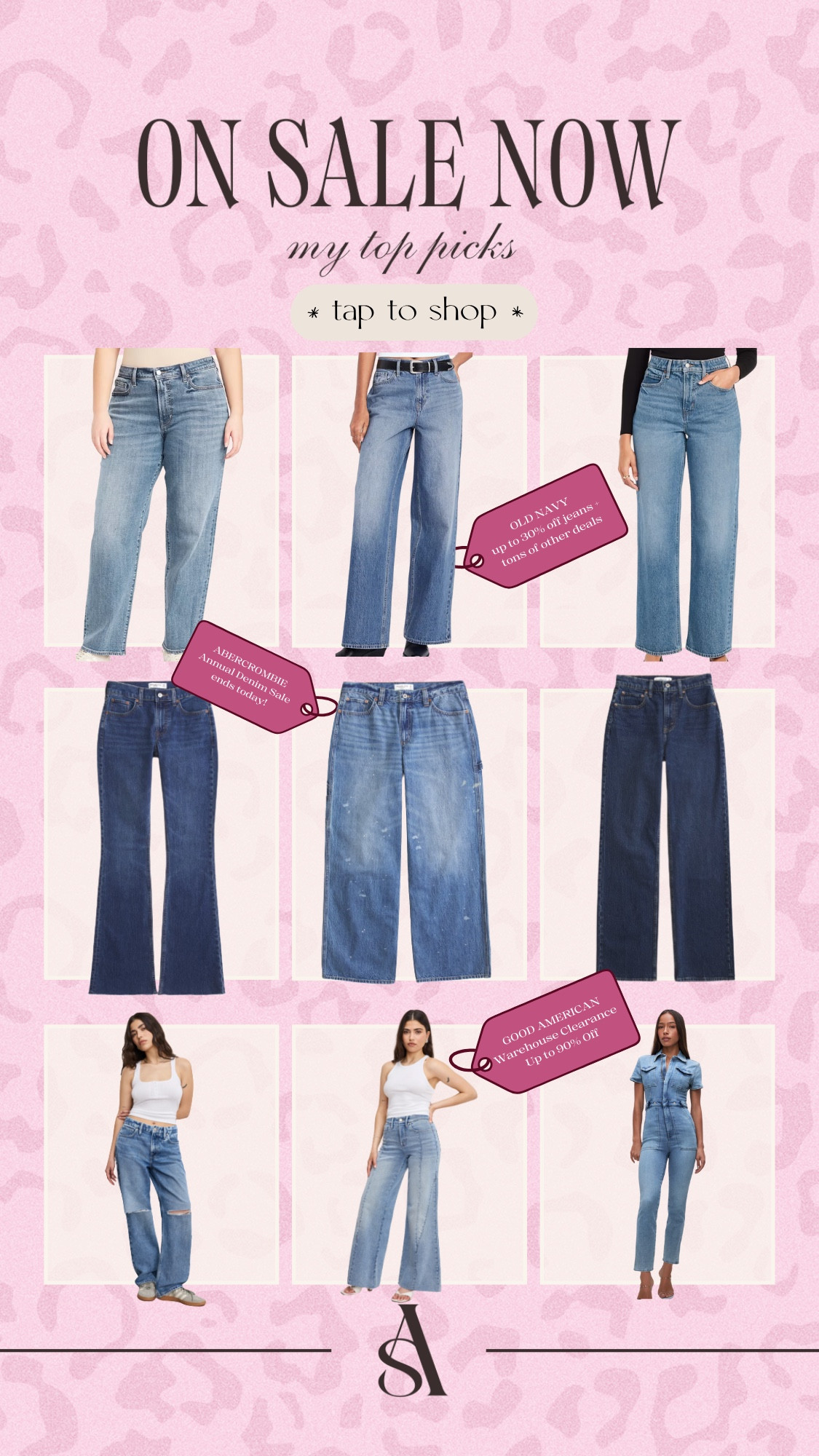 My Top Pick Jeans on Sale Now! Abercrombie, Old Navy and Good American snatch it up while you still can! ✨

#LTKMidsize #LTKPetite #LTKSaleAlert