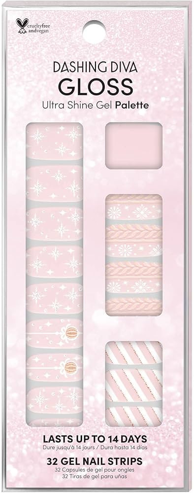 Dashing Diva Gloss Holiday Nail Strips - Ornamental Dream | UV Free, Chip Resistant, Long Lasting... | Amazon (US)