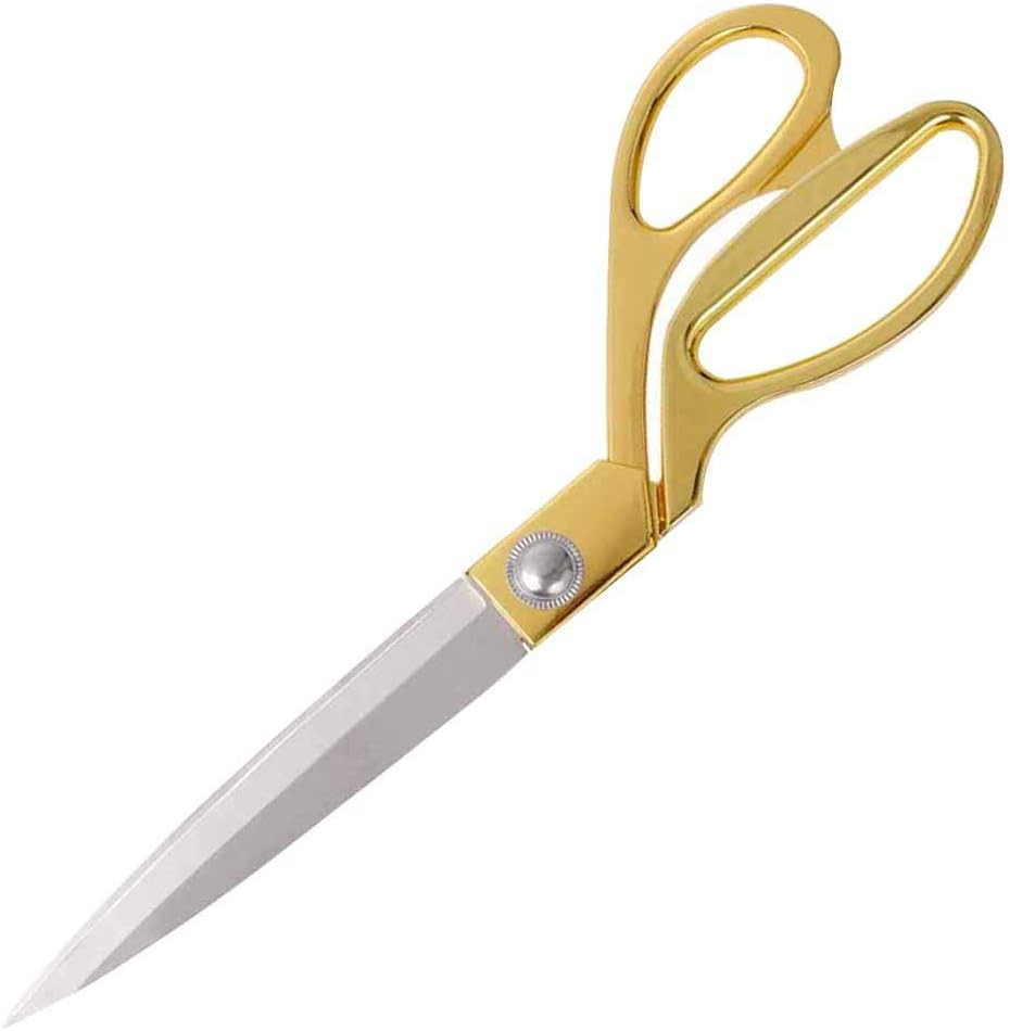 SUNLAND Professional Stainless Steel Heavy Duty Tailor Scissors (11 inch, Gold) | Amazon (US)