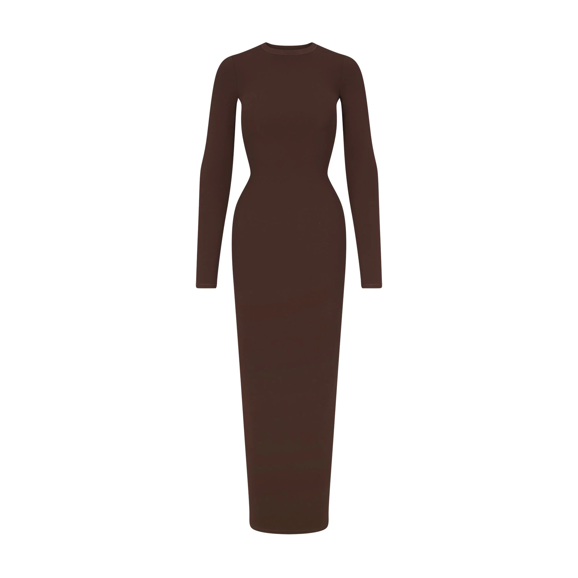 CREW NECK LONG SLEEVE DRESS | SKIMS (US)