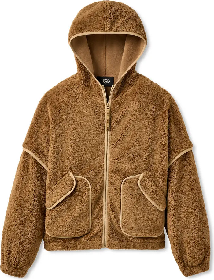 UGG® Mariella UGGfluff Zip Hoodie | Nordstrom | Nordstrom
