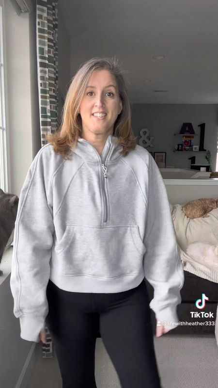 Best dupe I have found for the lululemon quarter zip, oversized scuba hoodie sweatshirt. Same quality and stitching, at a third of the cost for the brand name  

#LTKfit #LTKFind #LTKunder50