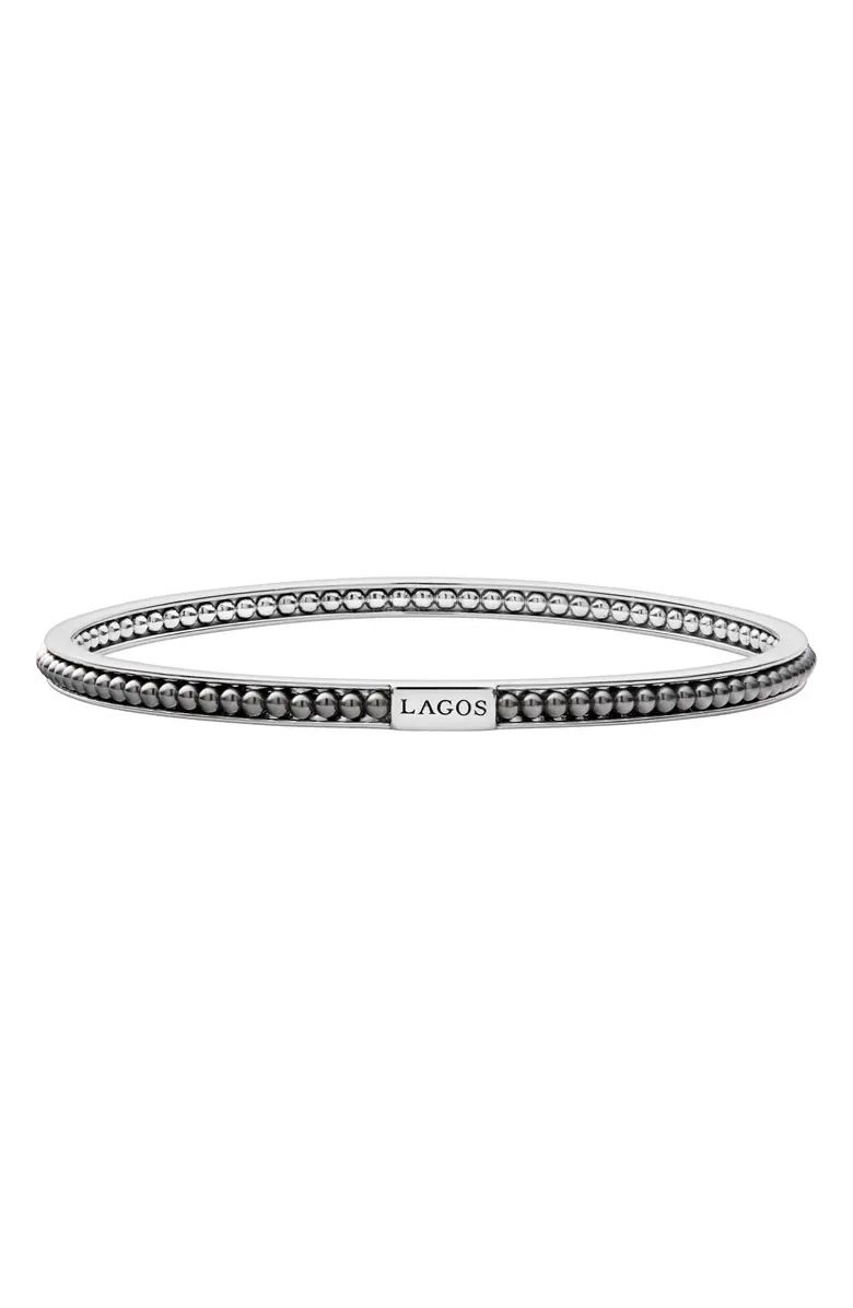 Caviar Icon Beaded Bangle Bracelet | Nordstrom