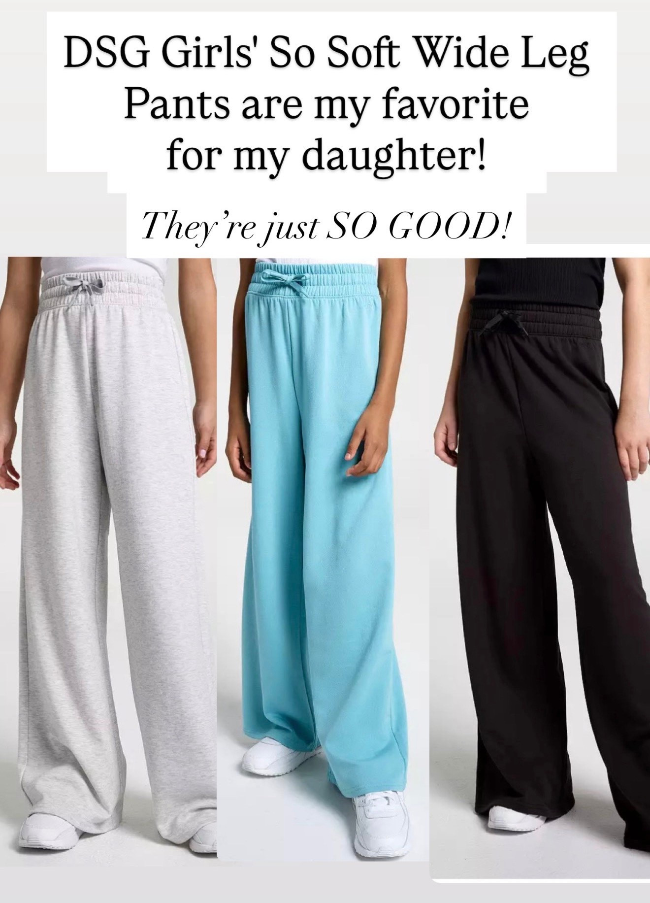 My daughter’s favorite wide leg sweatpants are so soft and cozy! 

#LTKKids