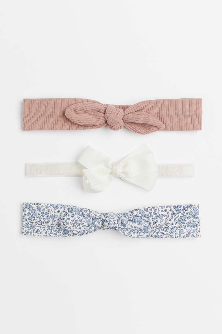 3-pack Bow-top Hairbands | H&M (US + CA)