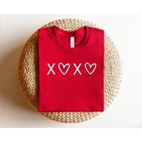 Xoxo Valentine's Day Shirt, Xoxo Cute Girlfriend Valentine Gift, Valentines Love Wins Couples Gift For Her | Etsy (US)