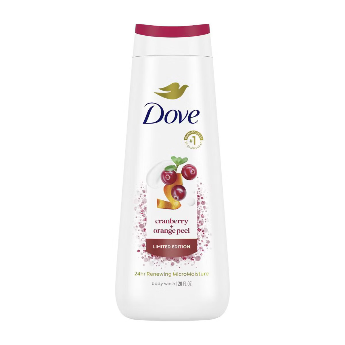 Dove Beauty Limited Edition Body Wash - Cranberry & Orange Peel - 20 fl oz | Target
