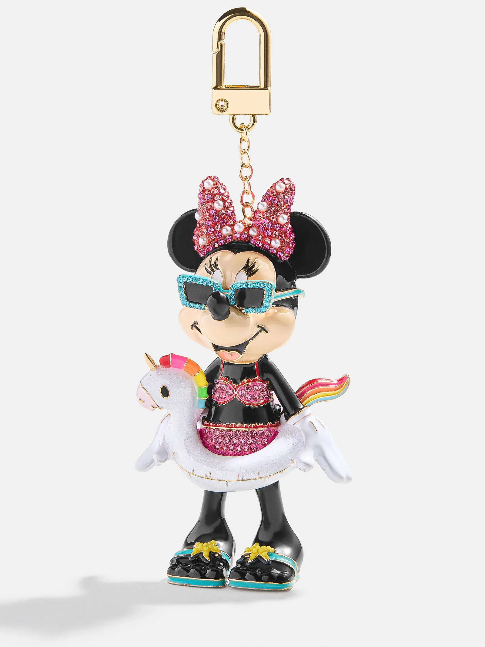 Minnie Mouse Disney Pool Party Bag Charm - Minnie Mouse | BaubleBar (US)