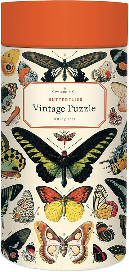 Amazon.com: Cavallini Papers & Co. Butterflies 1,000 Piece Puzzle, Multi : Toys & Games | Amazon (US)