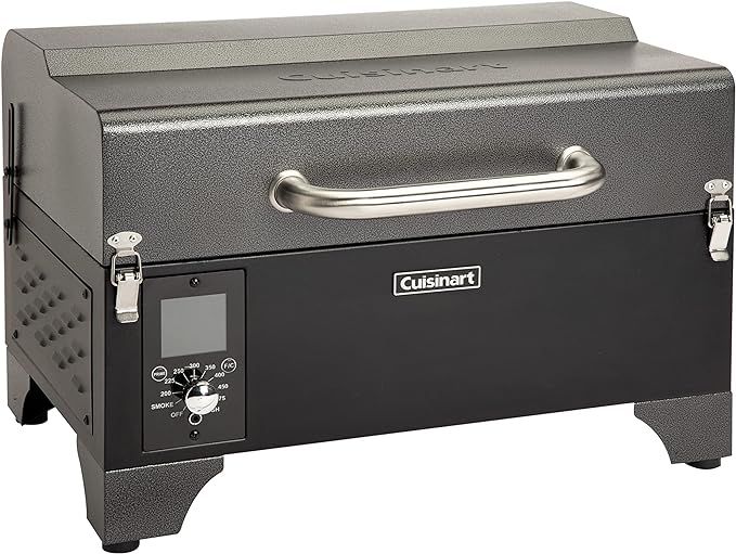 Cuisinart CPG-256 Portable Wood Pellet Grill and Smoker, Black and Dark Gray | Amazon (US)