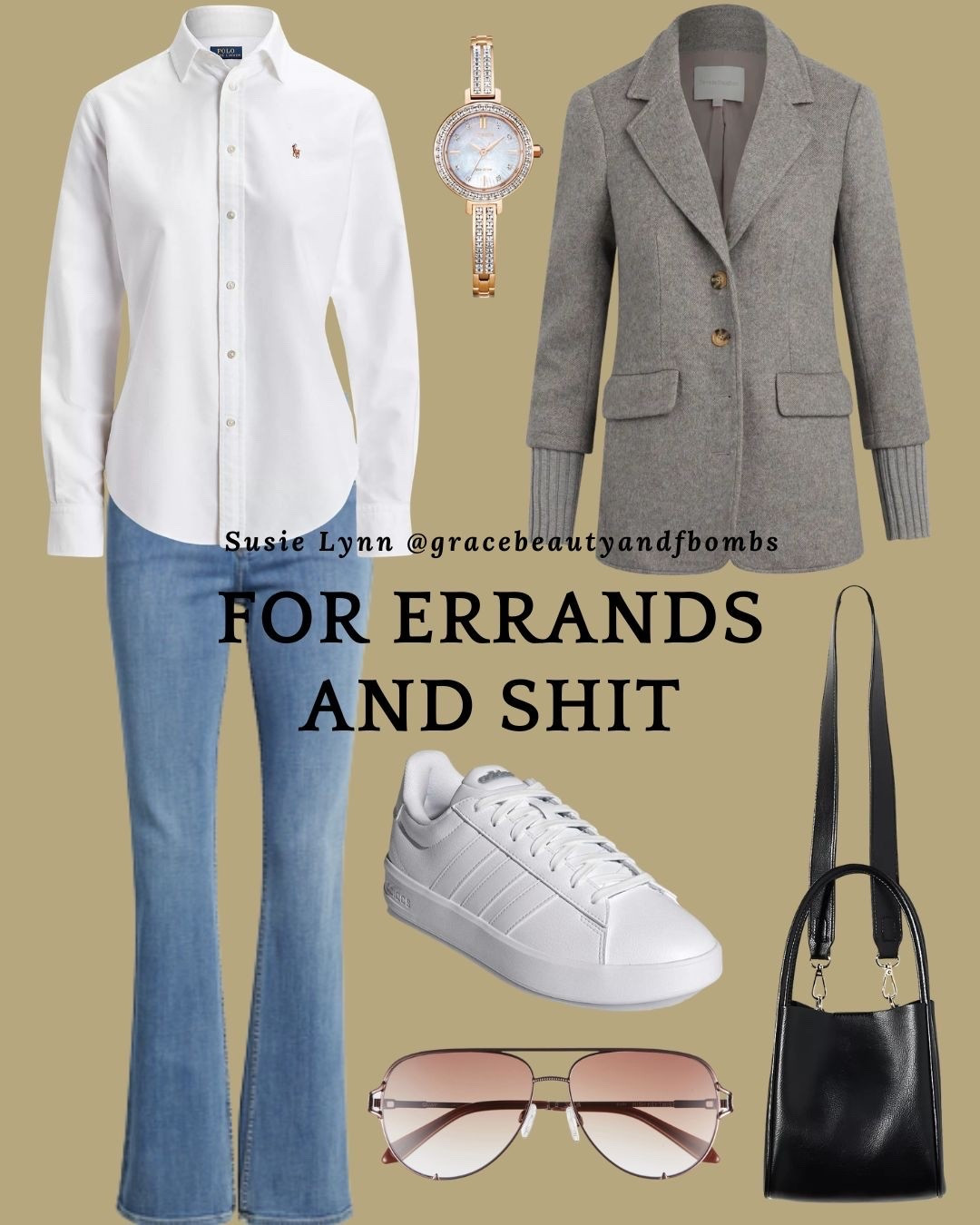 For errands and shit. Or when you just need to look pulled together but aren't feeling like getting dressy #fallwardrobecapsule

#LTKSeasonal #LTKOver40 #LTKootd