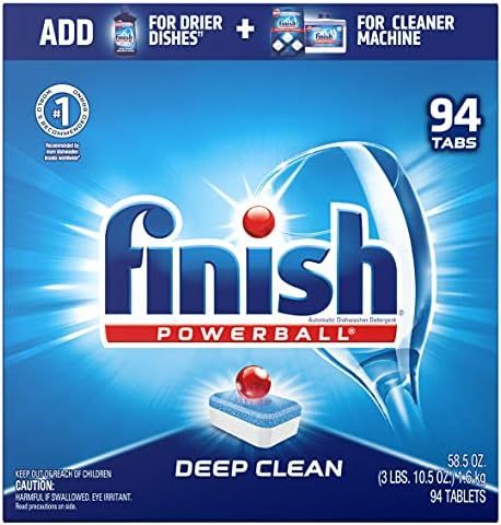 Finish All In 1, Dishwasher Detergent - Powerball - Dishwashing Tablets - Dish Tabs, Fresh Scent, 94 | Amazon (US)