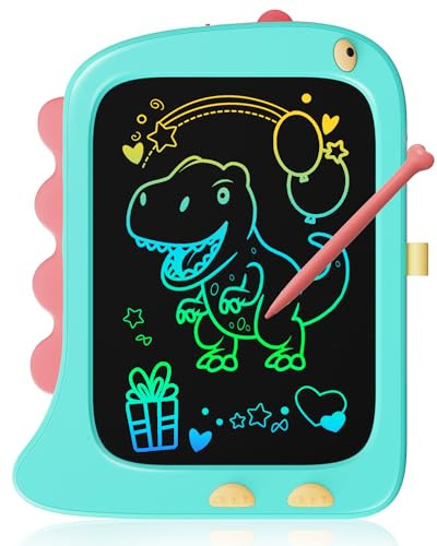KOKODI LCD Writing Tablet Doodle Board, 3 4 5 6 Year Old Boys Toys Gifts, 8.5 Inch Drawing Pad Airplane Travel Road Trip Essentials, Dinosaur Toddler Kids Games Birthday Christmas Stocking Stuffers | Amazon (US)