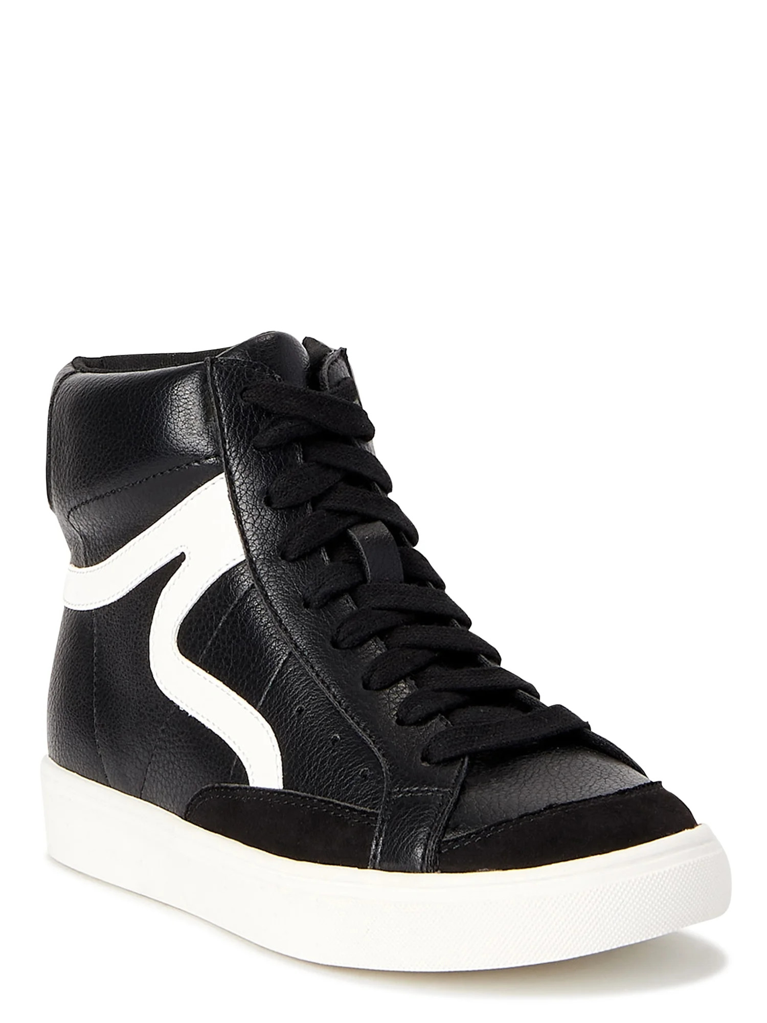 Wonder Nation Little & Big Boys Throwback High-Top Sneakers, Sizes 13-6 | Walmart (US)