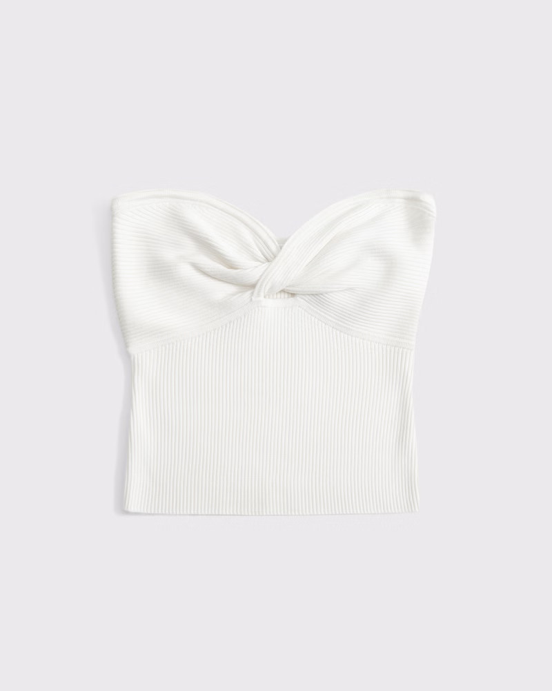 Twist Sweater Tube Top | Abercrombie & Fitch (UK)