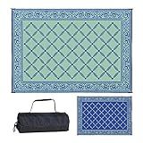Stylish Camping 119123 9-feet by 12-feet Reversible Mat, Plastic Straw Rug, Large Floor Mat for Outd | Amazon (US)