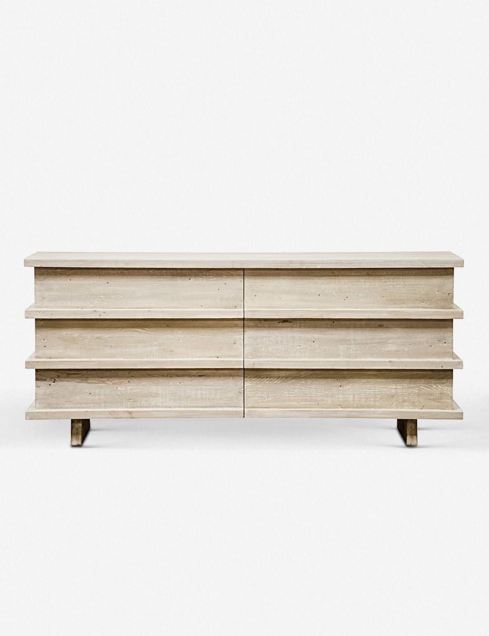 Corliss 6-Drawer Dresser, Dressers, Bedroom Furnture, Chests, Nuetral Furnture, Horizontal Dresser | Lulu and Georgia 