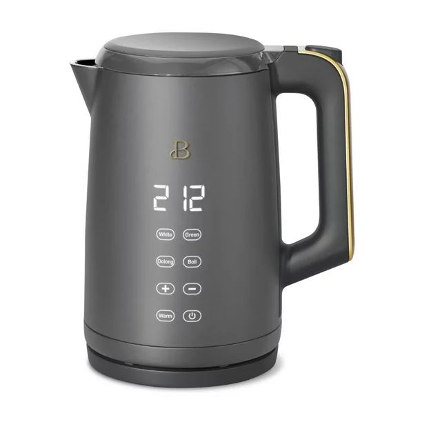 Beautiful 1.7L One-Touch Electric Kettle, Oyster Gray by Drew Barrymore | Walmart (US)